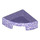 LEGO Transparent Purple Opal Tile 1 x 1 Quarter Circle (25269 / 84411)
