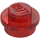 LEGO Transparent Red Plate 1 x 1 Round (6141 / 30057)