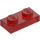 LEGO Transparent Red Plate 1 x 2 (3023 / 28653)