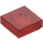 LEGO Transparent Red Tile 1 x 1 with Groove (3070 / 30039)