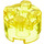 LEGO Transparent Yellow Brick 2 x 2 Round (3941 / 6143)