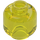 LEGO Transparent Yellow Minifigure Head (Safety Stud) (3626 / 88475)