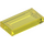 LEGO Transparent Yellow Tile 1 x 2 with Groove (3069 / 30070)