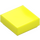 LEGO Vibrant Yellow Tile 1 x 1 with Groove (3070 / 30039)