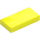 LEGO Vibrant Yellow Tile 1 x 2 with Groove (3069 / 30070)