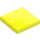 LEGO Vibrant Yellow Tile 2 x 2 with Groove (3068 / 88409)