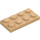 LEGO Warm Tan Plate 2 x 4 (3020)