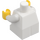 LEGO White Baby Body with Yellow Hands (25128)