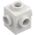 LEGO White Brick 1 x 1 with Studs on Four Sides (4733)