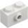 LEGO White Brick 1 x 2 with 1 Stud on Side (86876)