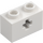 LEGO White Brick 1 x 2 with Axle Hole (&#039;+&#039; Opening and Bottom Tube) (31493 / 32064)