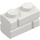 LEGO White Brick 1 x 2 with Embossed Bricks (98283)