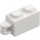 LEGO White Brick 1 x 2 with Hinge Shaft (Flush Shaft) (34816)