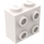 LEGO White Brick 1 x 2 x 1.6 with Studs on One Side (1939 / 22885)