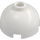 LEGO White Brick 2 x 2 Round with Dome Top (Safety Stud, Axle Holder) (3262 / 30367)