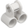 LEGO White Cross Block with Two Pinholes (32291 / 42163)