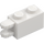 LEGO White Hinge Brick 1 x 2 Locking with Dual Finger on End Horizontal (30540 / 54672)