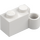 LEGO White Hinge Brick 1 x 4 Base (3831)