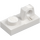 LEGO White Hinge Plate 1 x 2 Locking with Single Finger On Top (30383 / 53922)