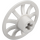 LEGO White Hub Cap with Curved Bars (62701)