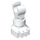 LEGO White Minifig Skeleton Leg (6266 / 31733)