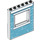 LEGO White Panel 1 x 6 x 6 with Window Cutout with Blue Wall (15627 / 50137)