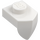 LEGO White Plate 1 x 1 with Downwards Tooth (15070)