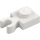 LEGO White Plate 1 x 1 with Vertical Clip (Thick Open &#039;O&#039; Clip) (44860 / 60897)