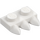 LEGO White Plate 1 x 2 with 3 Teeth (15208)