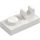 LEGO White Plate 1 x 2 with Top Clip without Gap (44861)