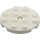 LEGO White Plate 4 x 4 Round with Hole and Snapstud (60474)