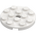 LEGO White Plate 4 x 4 Round with Hole and Snapstud (60474)