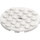 LEGO White Plate 6 x 6 Round with Pin Hole (11213)