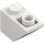 LEGO White Slope 1 x 2 (45°) Inverted (3665)