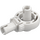 LEGO White Technic Click Rotation Bushing with Two Pins (47455)