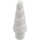 LEGO White Unicorn Horn with Spiral (34078 / 89522)