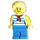 LEGO Woman in Striped Shirt Minifigure