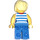 LEGO Woman in Striped Shirt Minifigure
