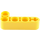 LEGO Yellow Beam 2 x 4 Bent 90 Degrees, 2 and 4 holes (32140 / 42137)