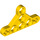 LEGO Yellow Beam 3 x 5 x 0.5 Triangle Thin Type 2 (65193 / 99773)