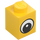 LEGO Yellow Brick 1 x 1 with Eye with White Spot on Pupil (88394 / 88395)