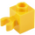 LEGO Yellow Brick 1 x 1 with Vertical Clip (Open &#039;O&#039; Clip, Hollow Stud) (60475 / 65460)
