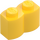 LEGO Yellow Brick 1 x 2 Log (30136)