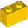 LEGO Yellow Brick 1 x 2 with Bottom Tube (3004 / 93792)