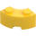 LEGO Yellow Brick 2 x 2 Round Corner with Stud Notch and Reinforced Underside (85080)