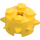 LEGO Yellow Brick 2 x 2 Round with Spikes (27266)