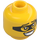 LEGO Yellow Criminal Minifigure Head (Recessed Solid Stud) (3626 / 84784)