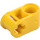 LEGO Yellow Cross Block 90° 1 x 2 (Axle/Pin) (6536 / 40146)