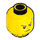 LEGO Yellow Dual Sided Kai Head with Scar and Bandage Strip (Recessed Solid Stud) (3626 / 33812)