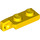 LEGO Yellow Hinge Plate 1 x 2 Locking with Single Finger on End Vertical with Bottom Groove (44301)